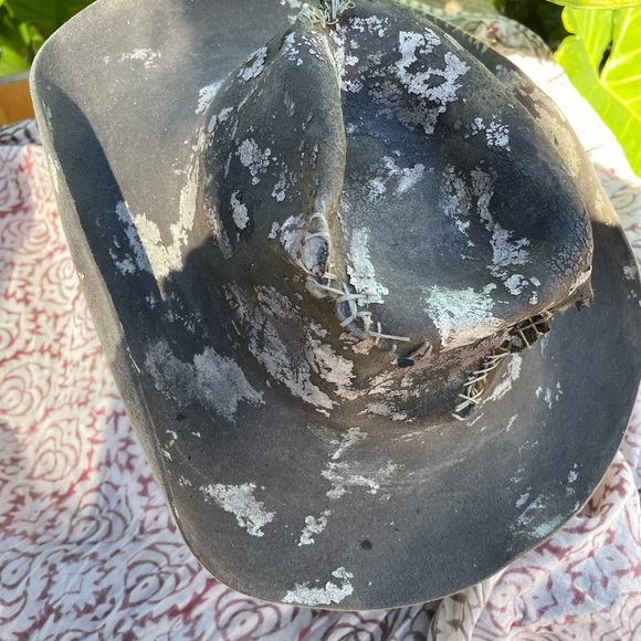 Ooak artist made deconstructed western hat - Picture 11 of 11
